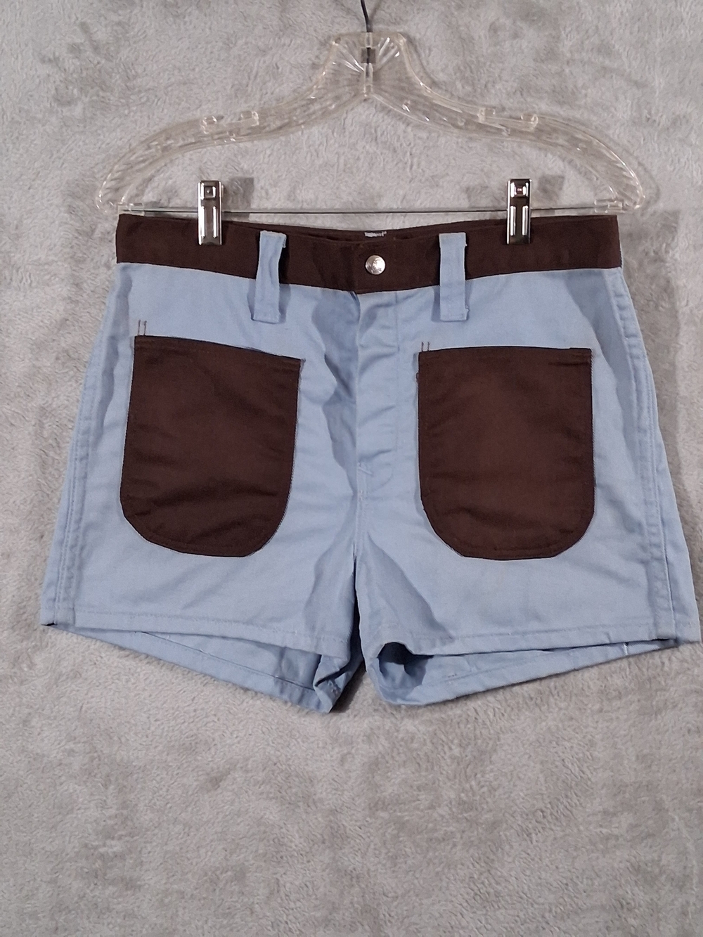VTG 1970s "Cheap Jeans" Colorblock High Waist Denim Jeans 100% Cotton S 6/8 Boho
